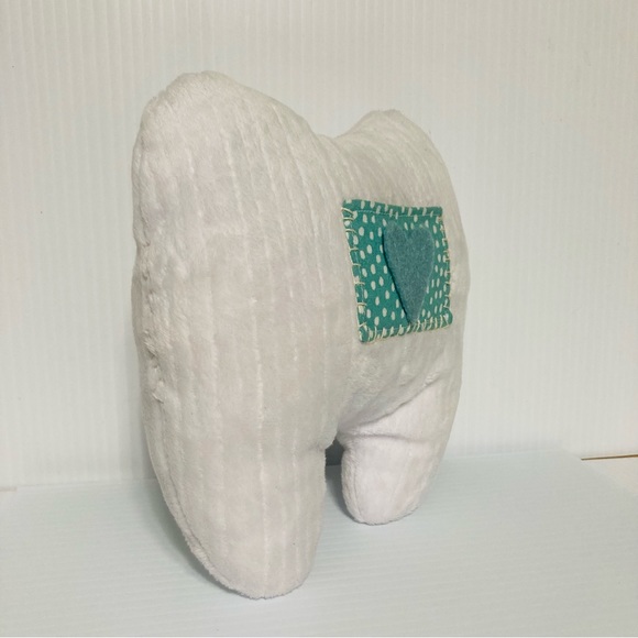 Tooth Fairy Pillow Rosy Cheeks Polka Dot & Heart Pocket 8.5" T x 8" W - Picture 8 of 10